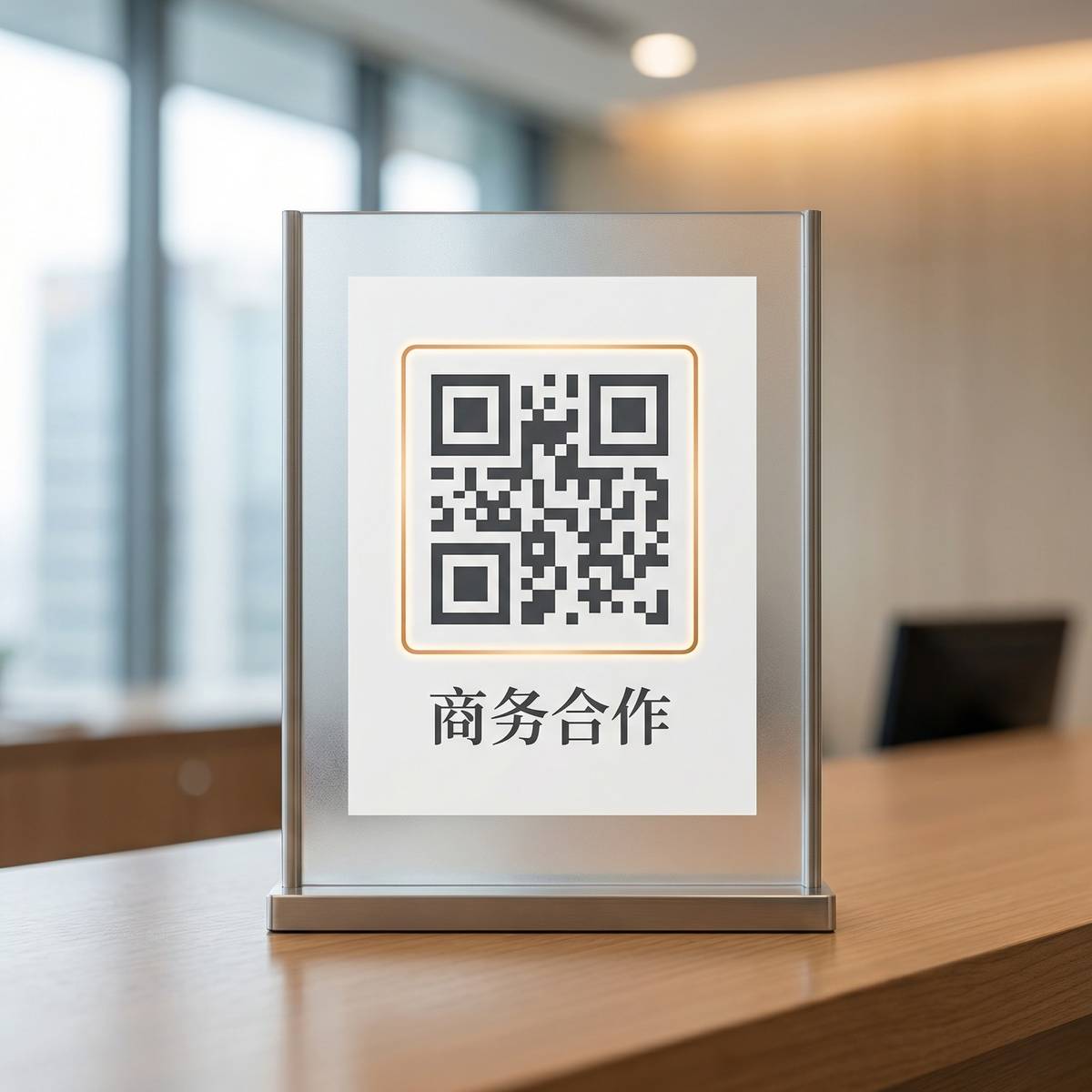 高清视频商务二维码